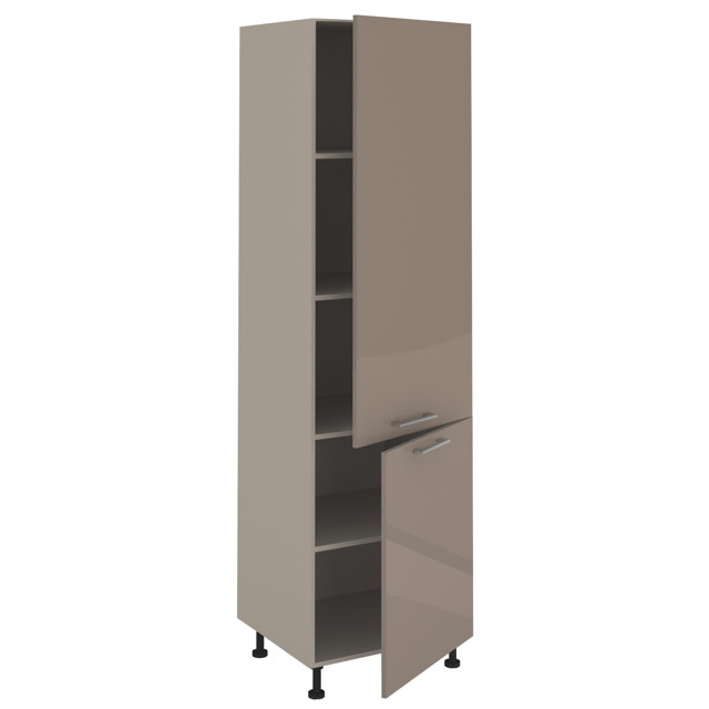 фасад для пенала ВИАНО 596x2036x16мм лакированная ЛДСП серый камень