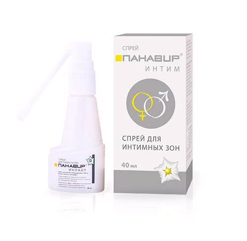 ПАНАВИР ИНТИМ гель интимн. восстанавливающ. спрей 40 мл